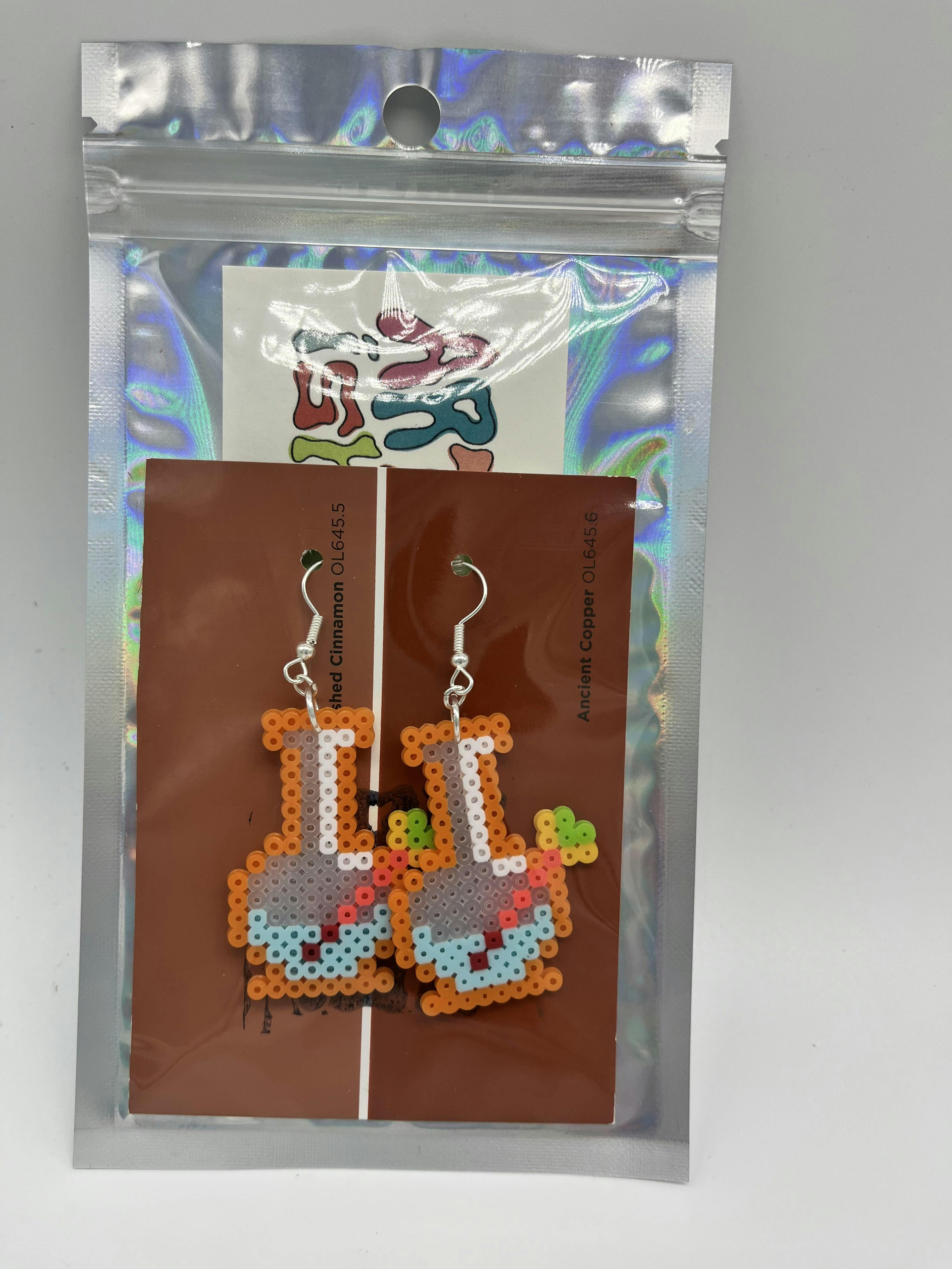ARTish- Bongz Earrings (orange) at Flower of Life