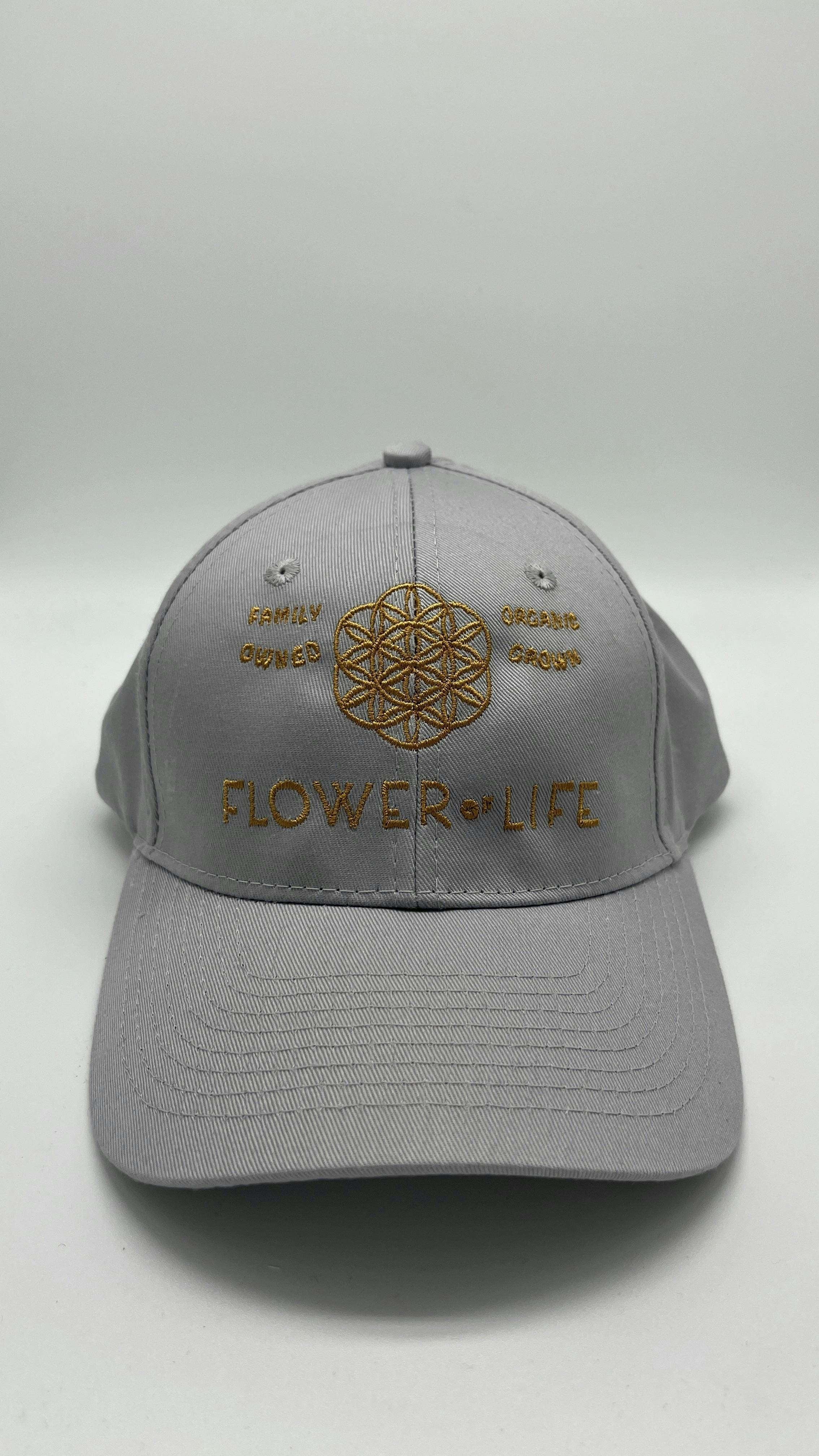 Flower of Life- Dad Hat (light grey)