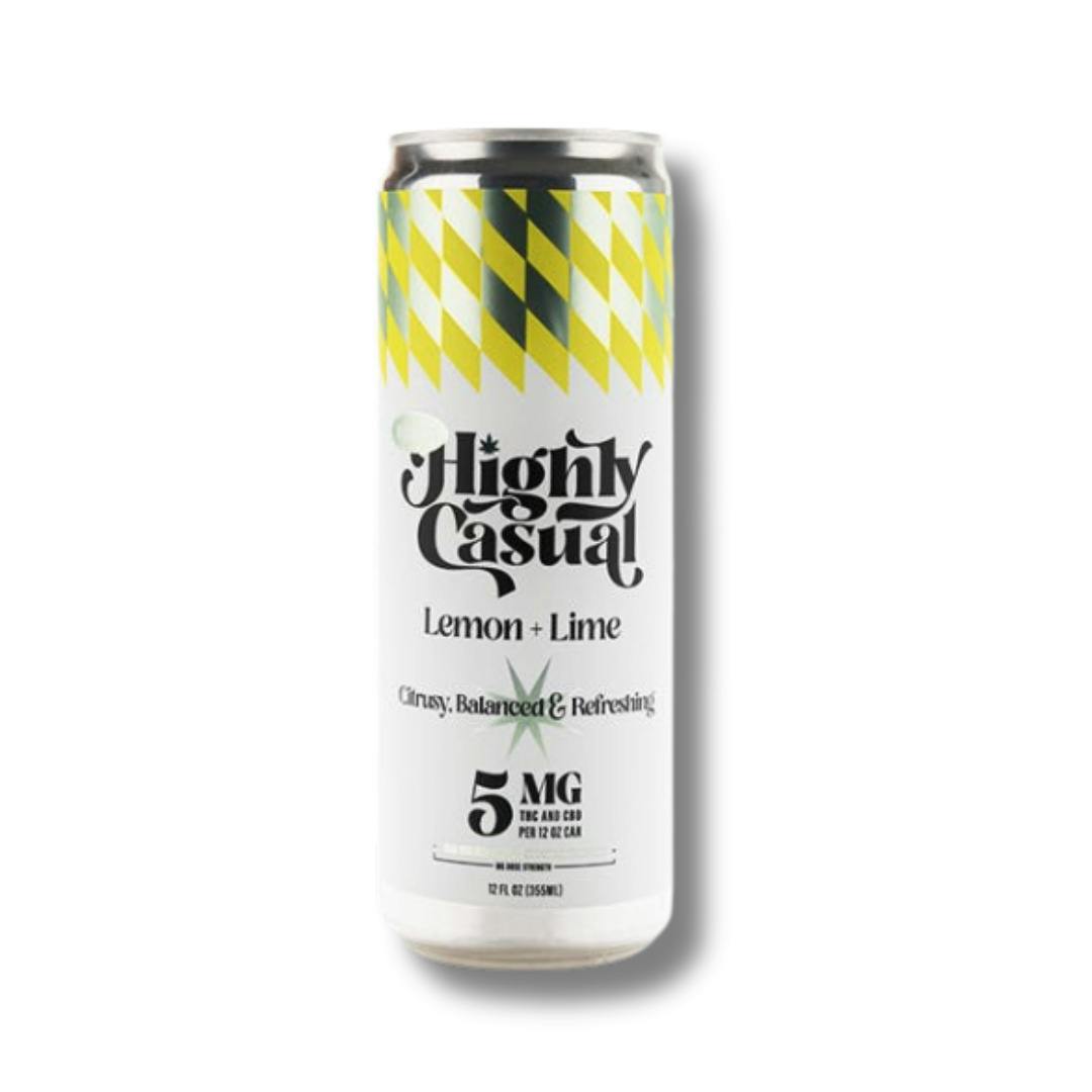 Lemon Lime | Infused Drink | 5mg 1:1 THC:CBD at Flower of Life