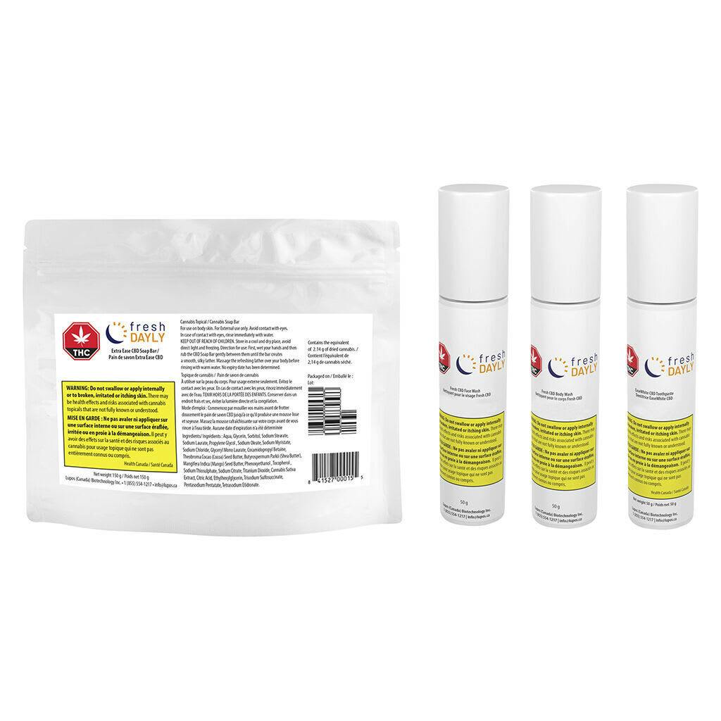 Soothing & Hydrating Daily Cleansing Bundle 4 Pack Creams and Lotions