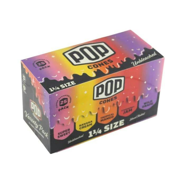 POP CONES 1 1/4 UNBLEACHED-Tropical Mango
