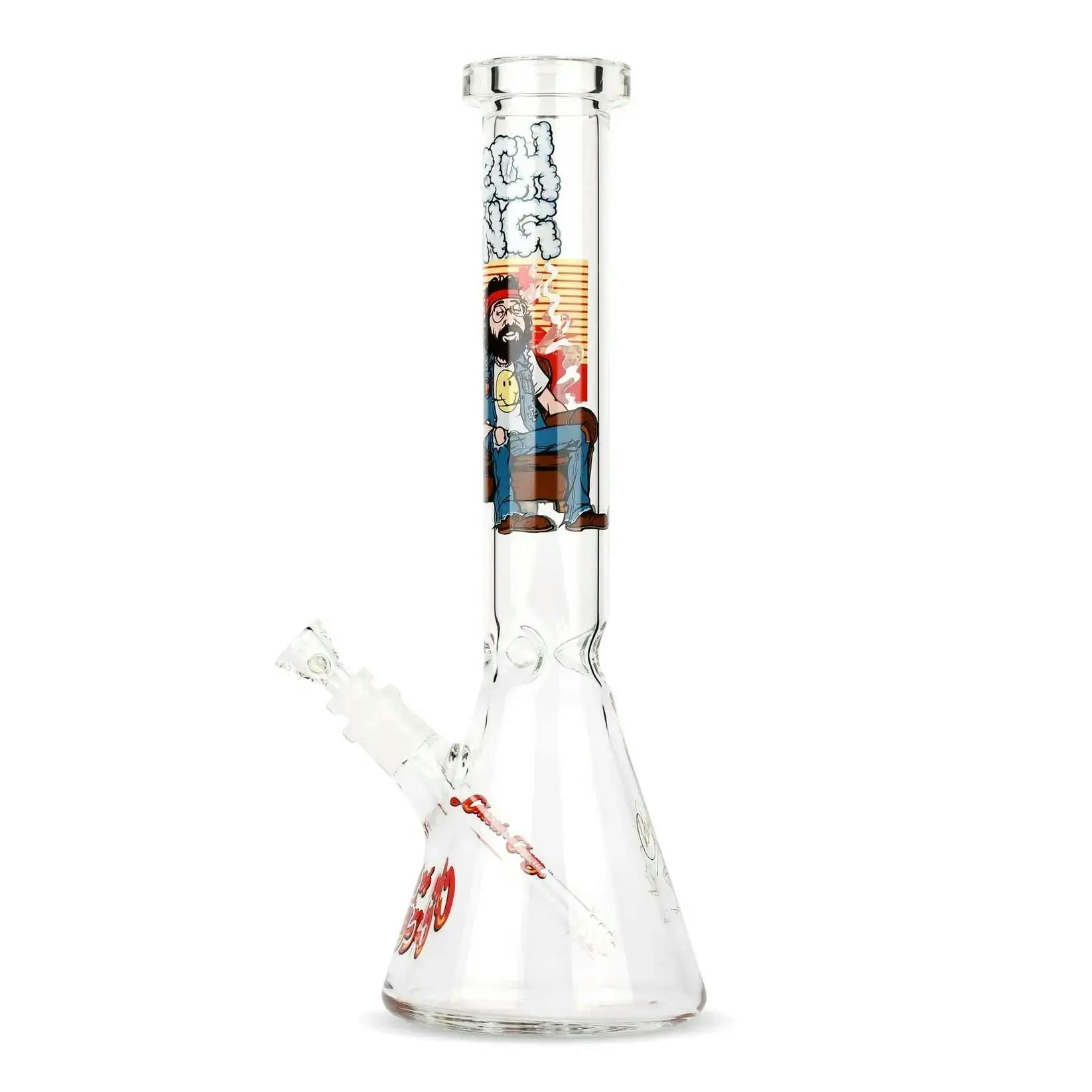 CHEECH & CHONG GLASS 15" Couched Beaker Tube