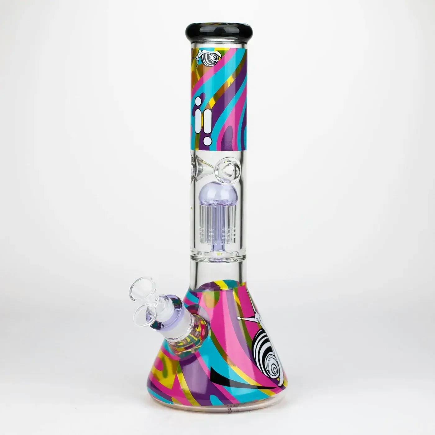 Infyniti | Untamed 14" 7 mm classic beaker water bong - Snail