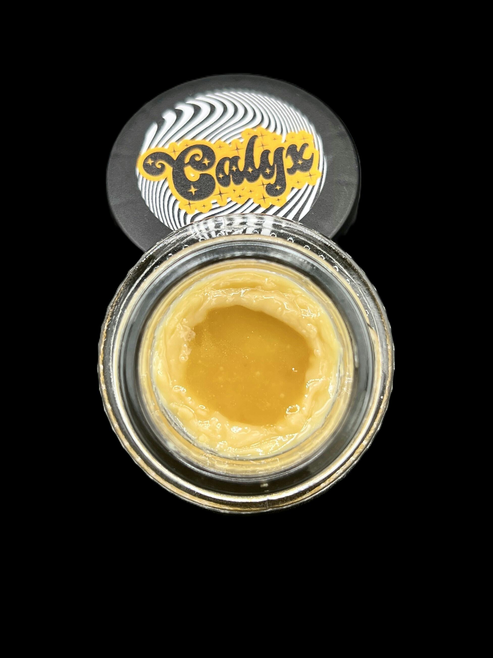 Calyx Cannabis Live Rosin Thumbprint - Papaya Pirate x Super Boof
