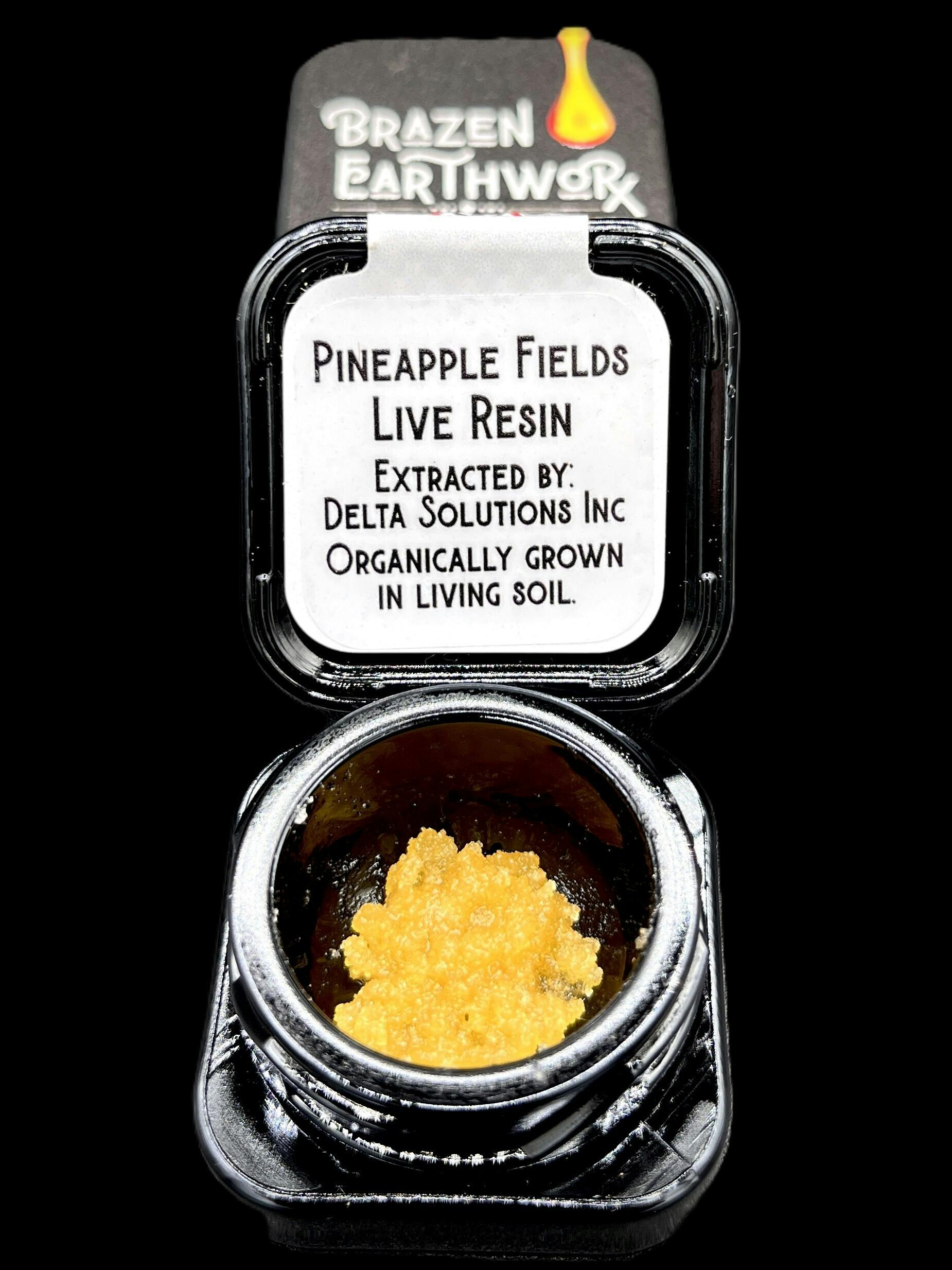 Brazen Earthworx Live Resin - Pineapple Fields