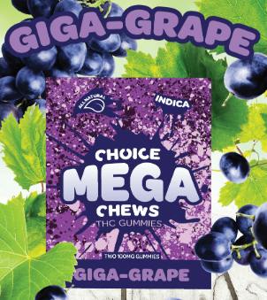 GIGA-GRAPE MEGA CHEW 200MG