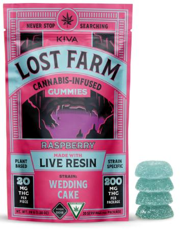 RASPBERRY LIVE RESIN GUMMY 200MG