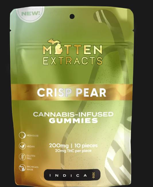 CRISP PEAR GUMMIES 200MG