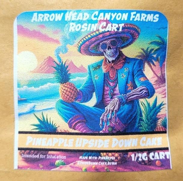 Arrowhead Canyon Cart - Pineapple Upsidedown Cake Live Rosin 0.5g