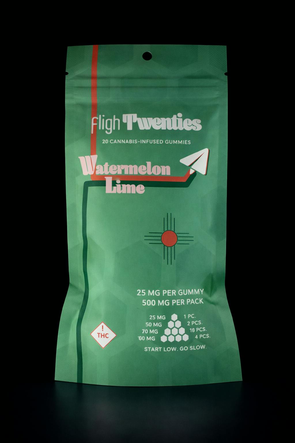 Fligh Gummies - Watermelon Lime 100mg