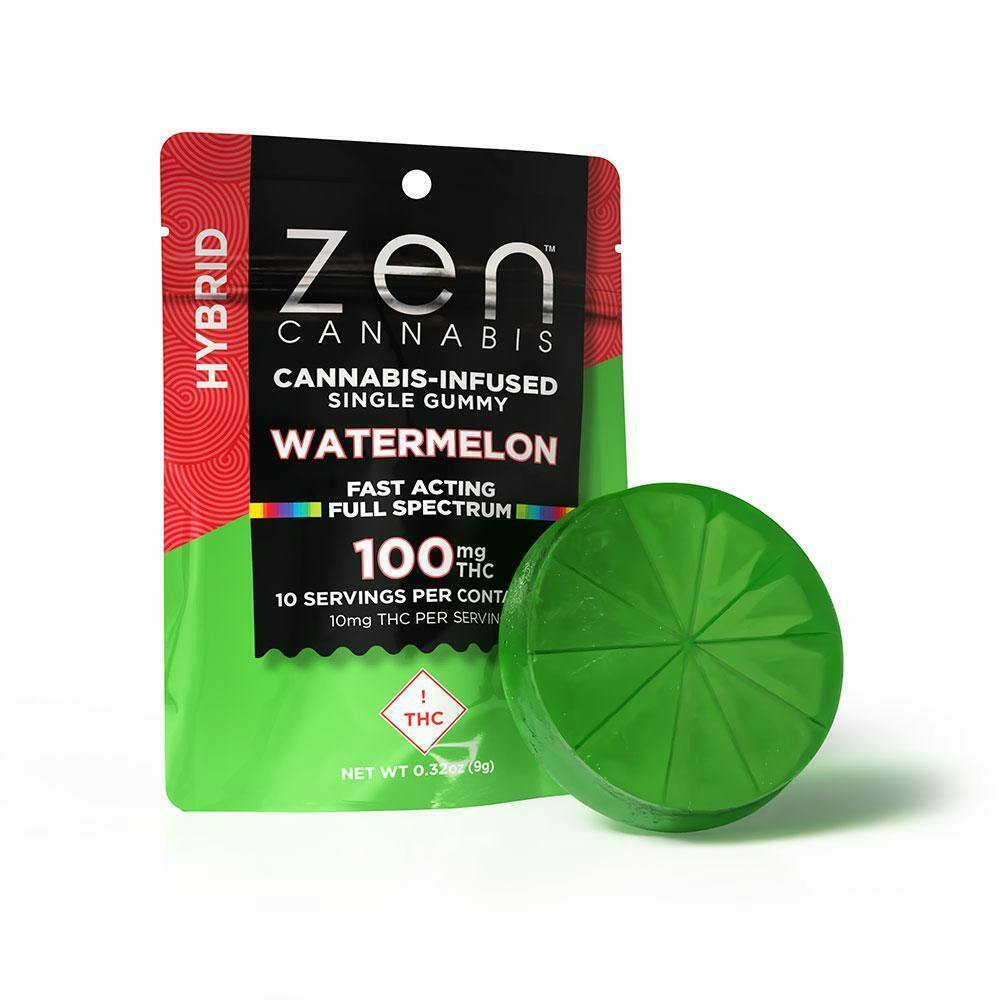 ZEN Gummies - Single Watermelon (Hybrid) 100mg
