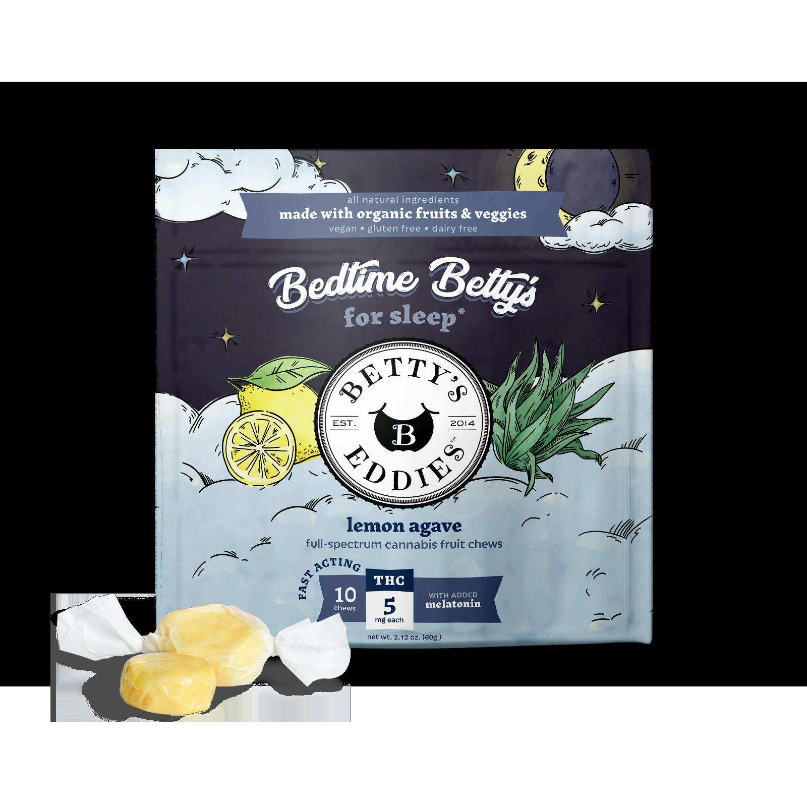 Bedtime Lemon Agave | Fruit Chews | 10pk