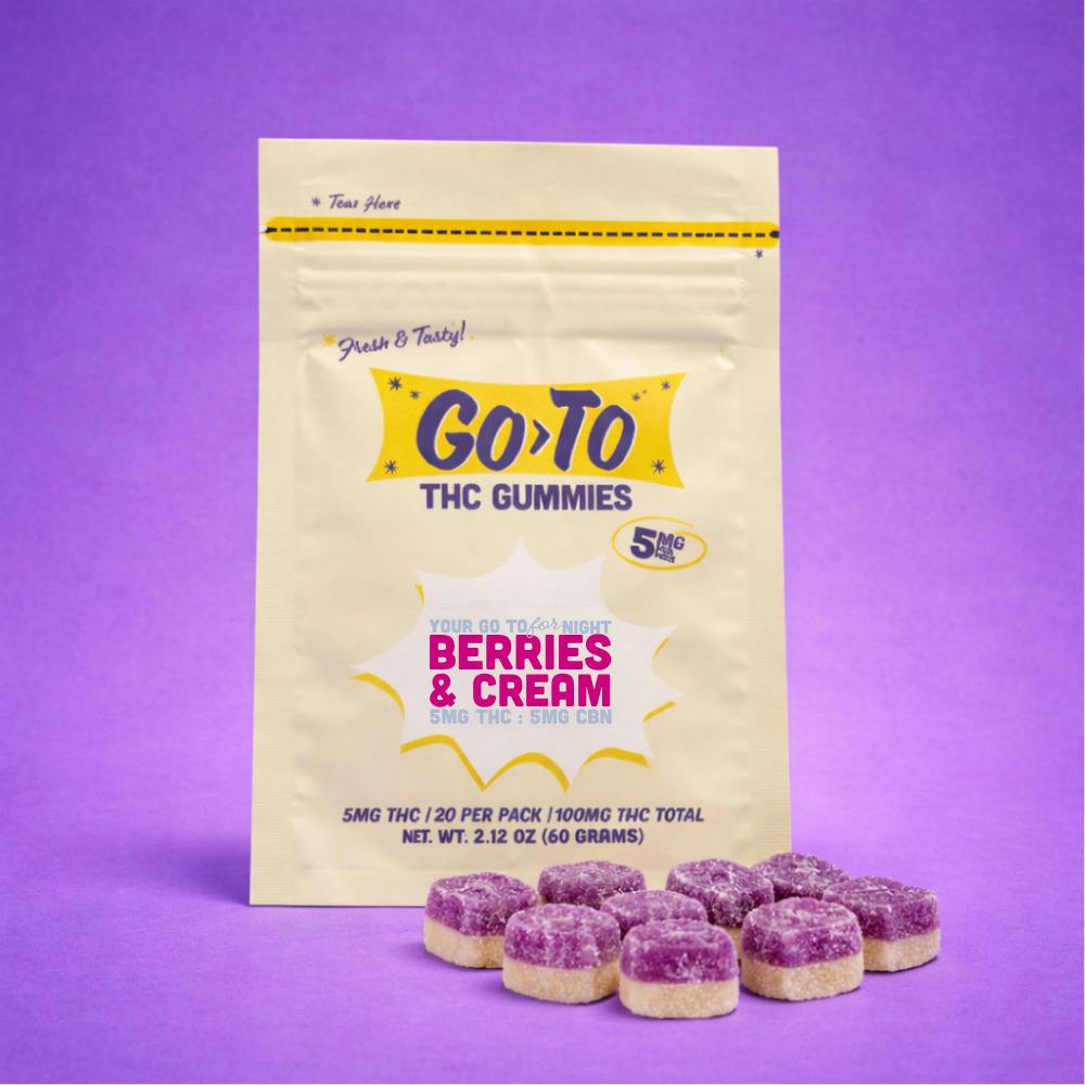 Berries & Cream 1:1 CBN | Gummies | 20pk