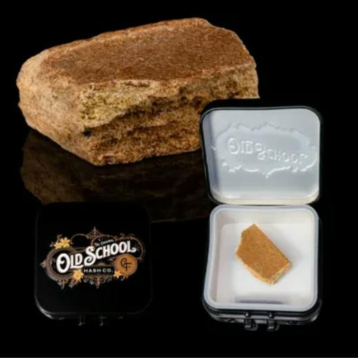 (AU) Old School Hash Co. 1g Lebanese Brick Hash - Moroccan Cream