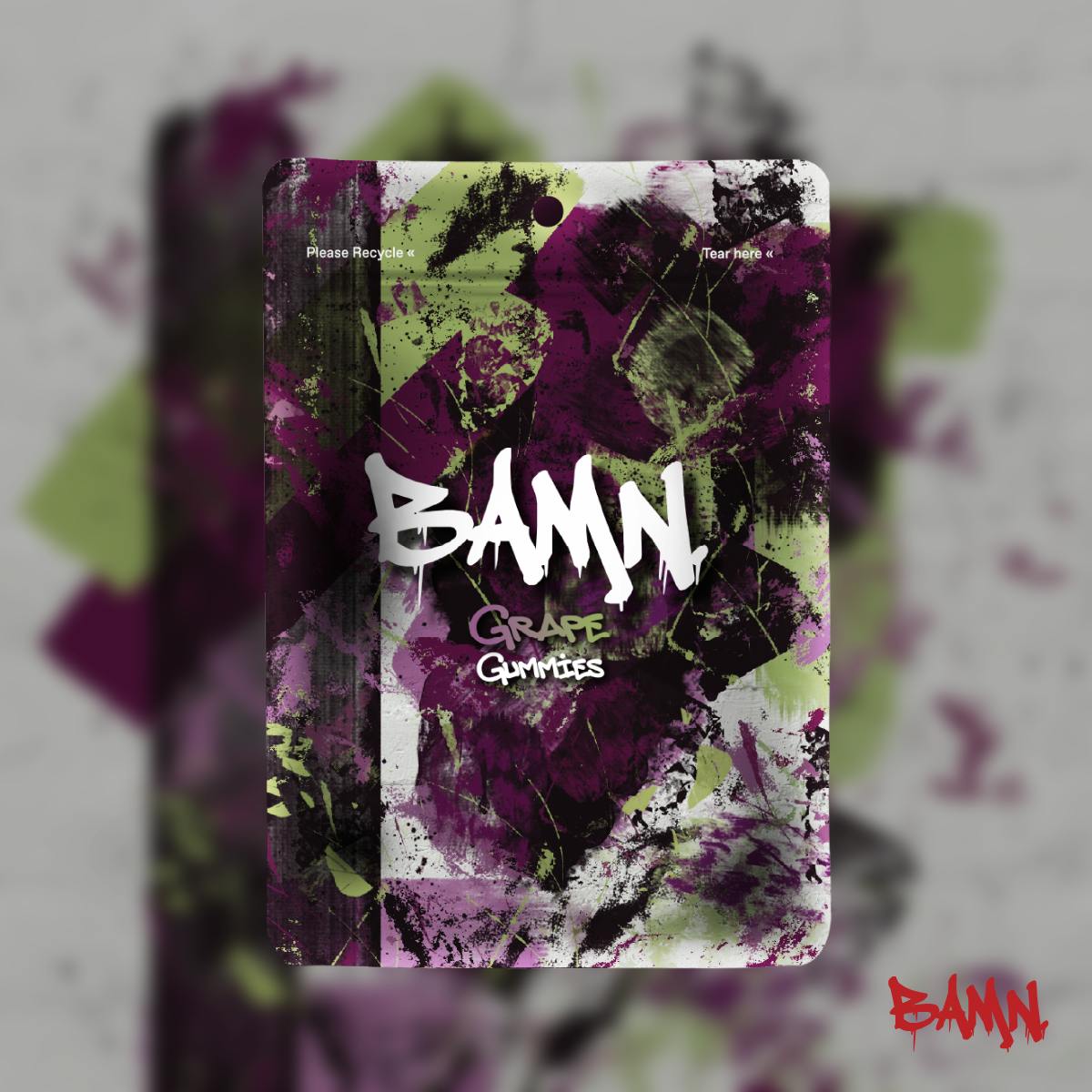 (AU) BAMN 200mg Gummies - Grape