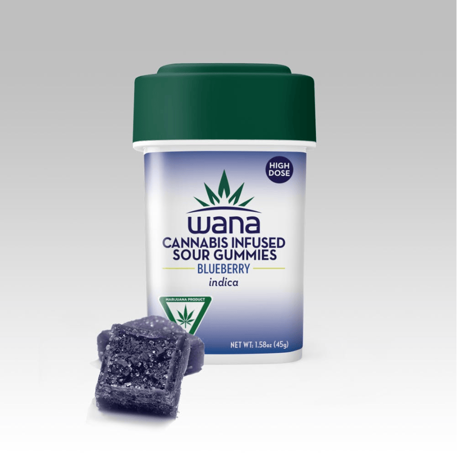 (AU) Wana 200mg High Dose Gummies - Blueberry