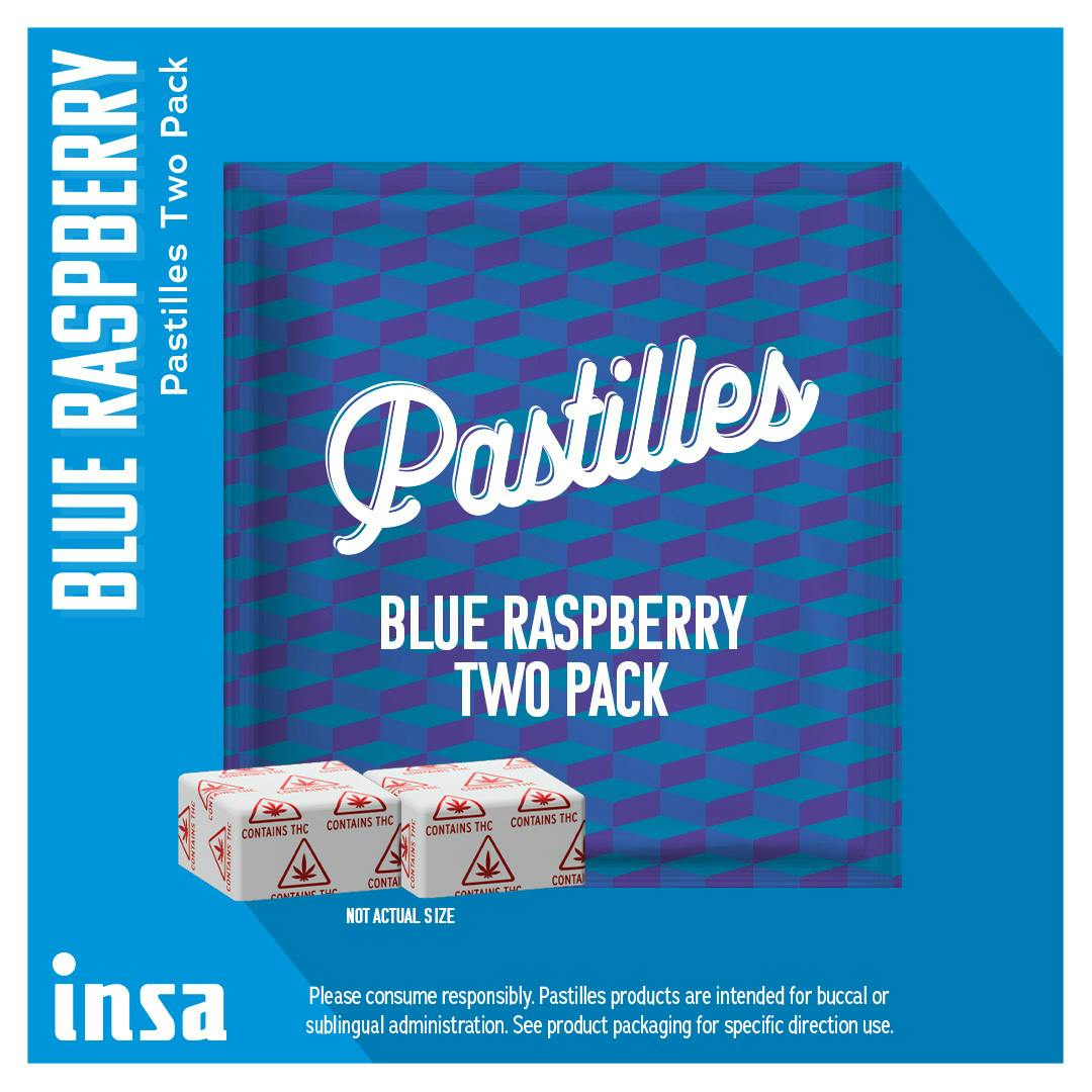 Blue Raspberry Infused Pastilles 2ct