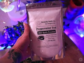 Remedy Bath & Skin Peppermint Tea 100mg Fizzy Bath Powder