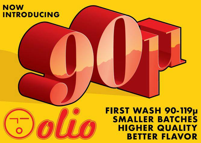 Olio First Wash 90-119u Rosin - Dumpster Fire