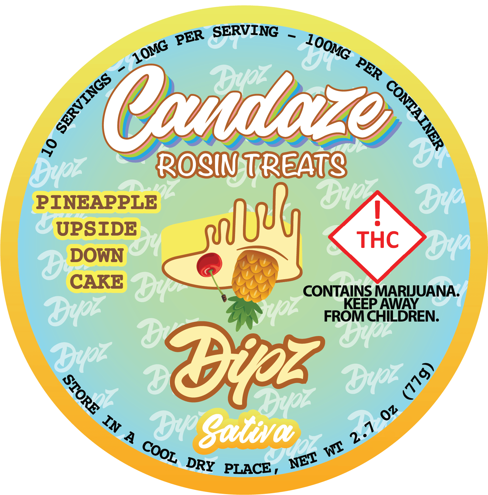 Candaze Dipz Upside Down Pineapple Cake