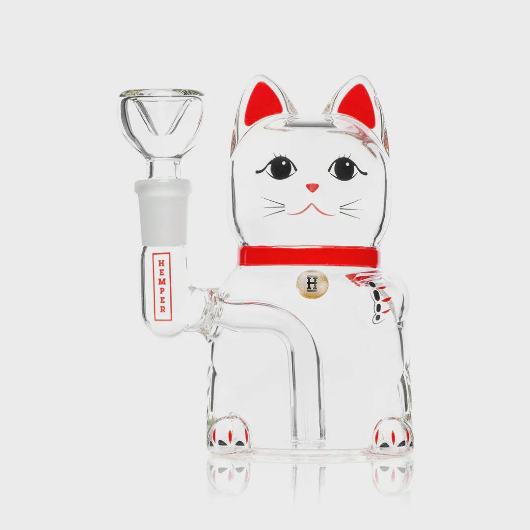 5" Lucky Money Cat Bong
