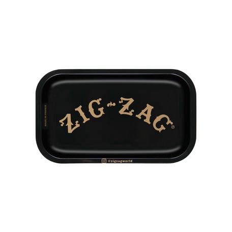 Zig Zag Rolling Tray - Black