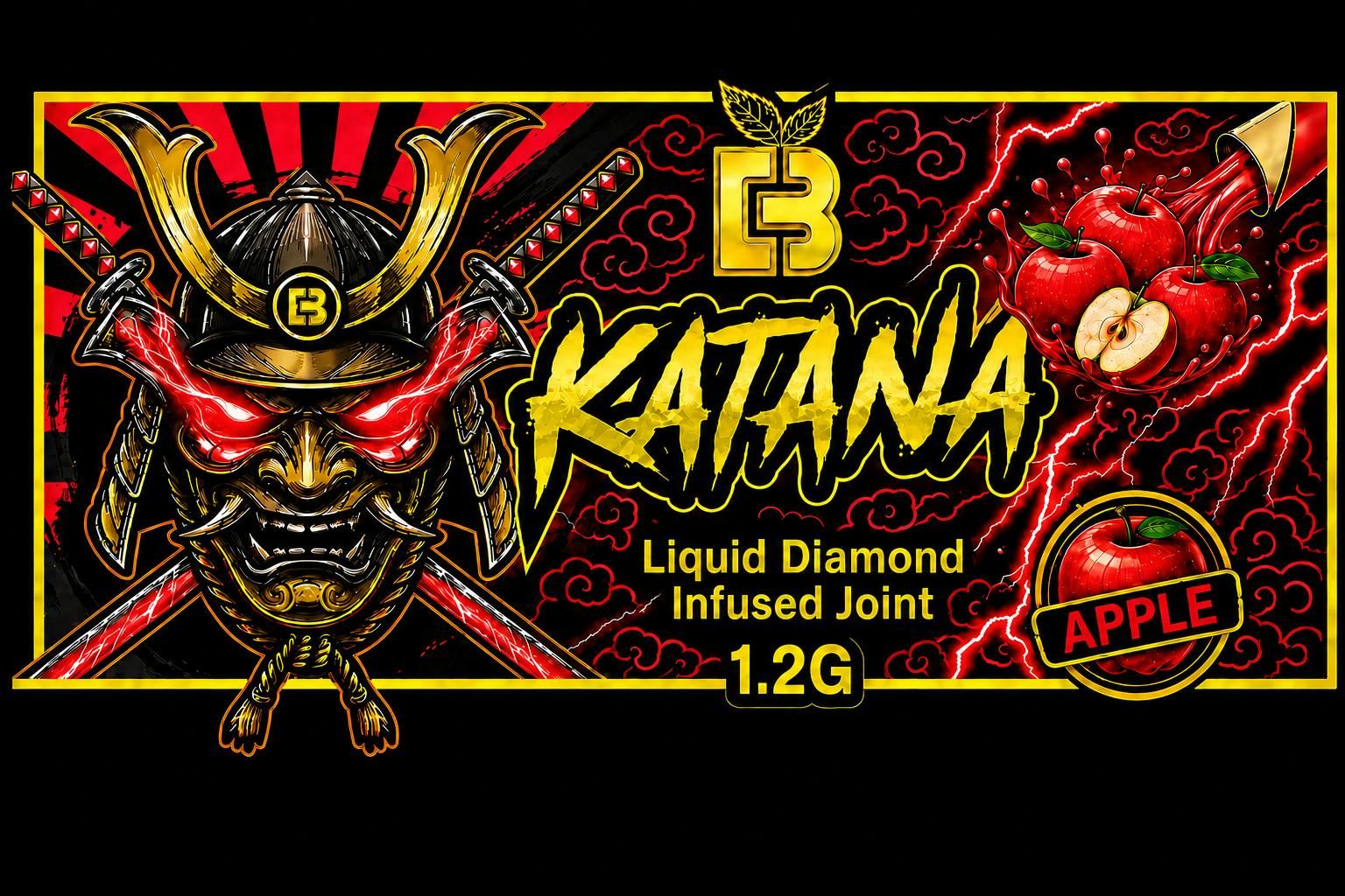 (REC) Katana Infused Pre-Roll 1.2g - Red Apple
