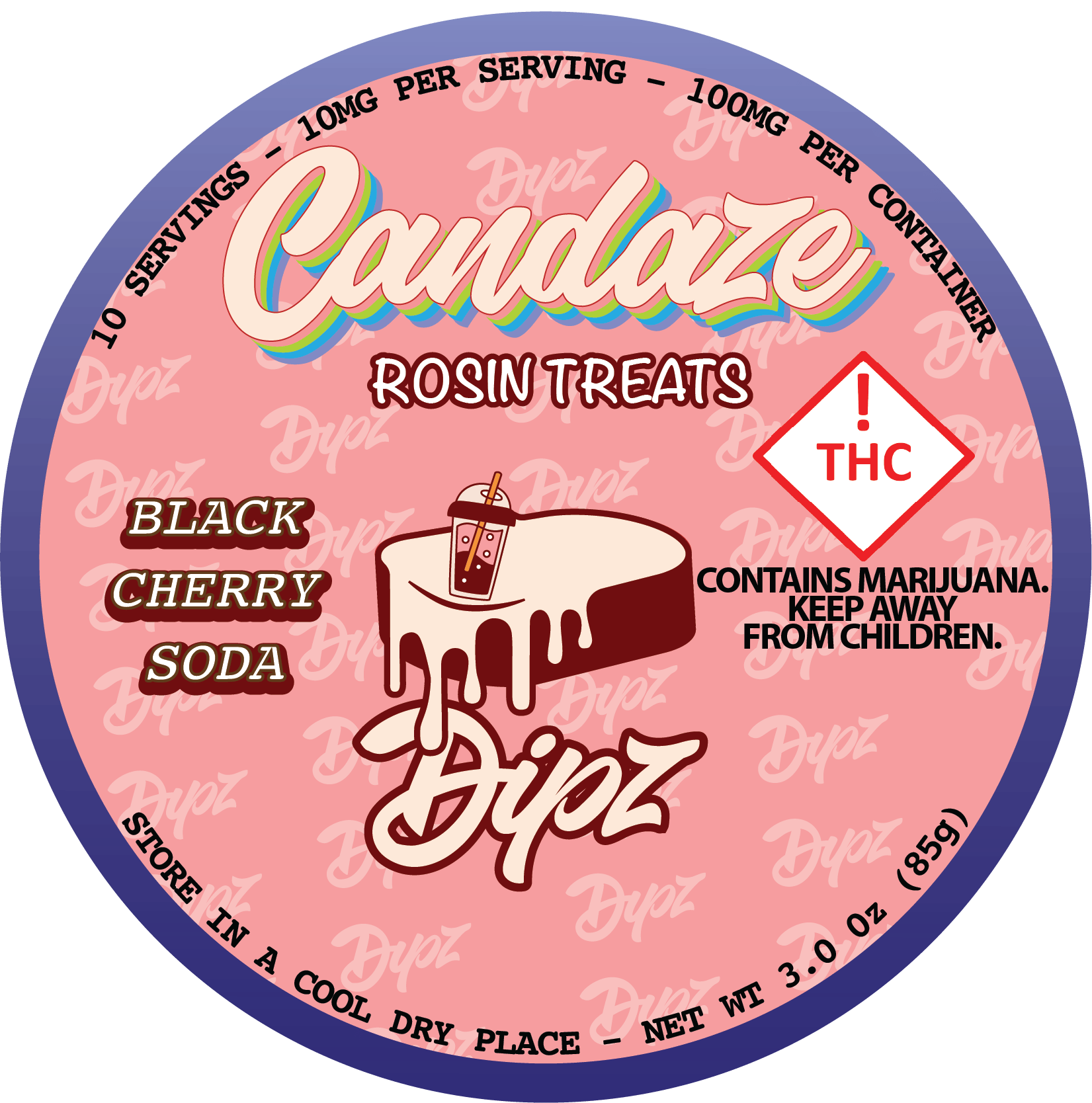 (REC) Candaze Rosin Dipz 100mg - Black Cherry Soda