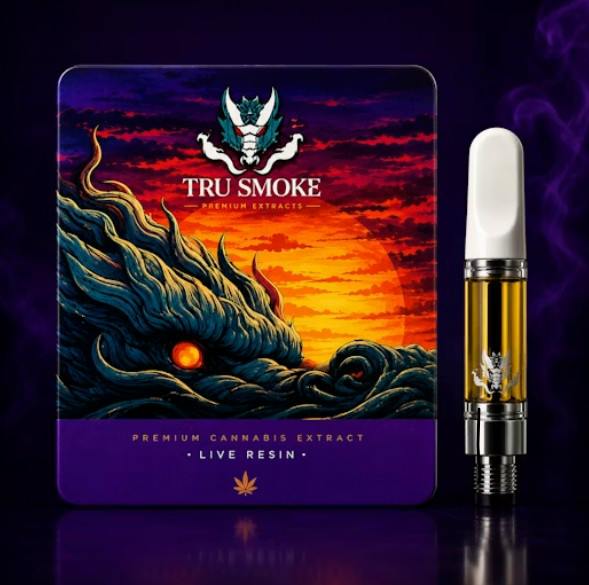 Juicy Cherry Drip | 1g Live Resin Cart | Tru Smoke