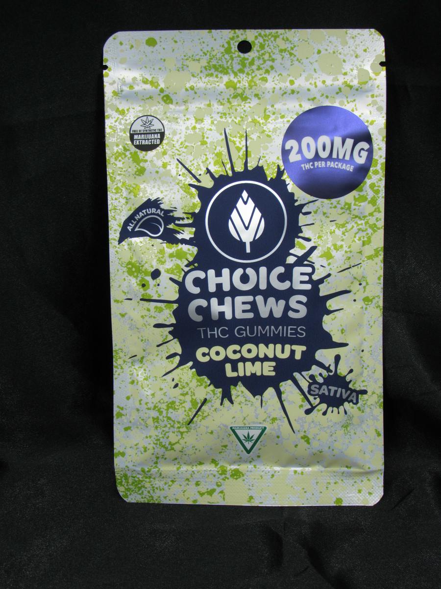 Coconut Lime 200mg Sativa Gummies | Choice Chews