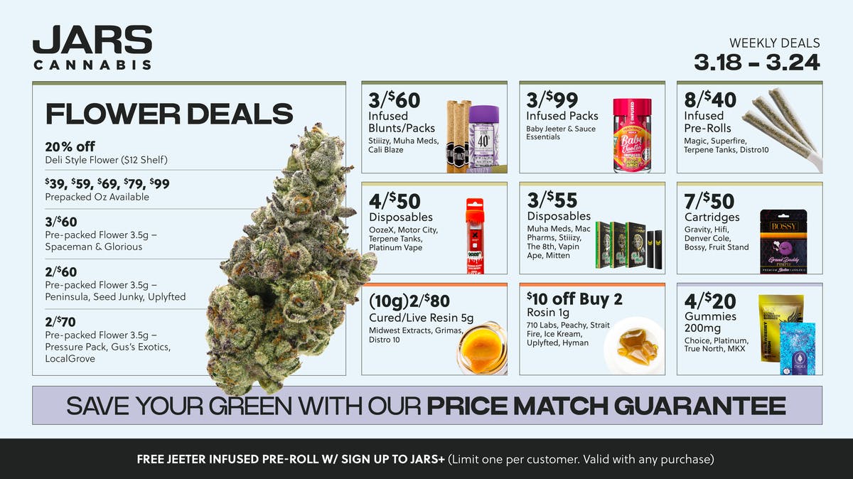 JARS Madness at JARS Cannabis Ann Arbor Weedmaps