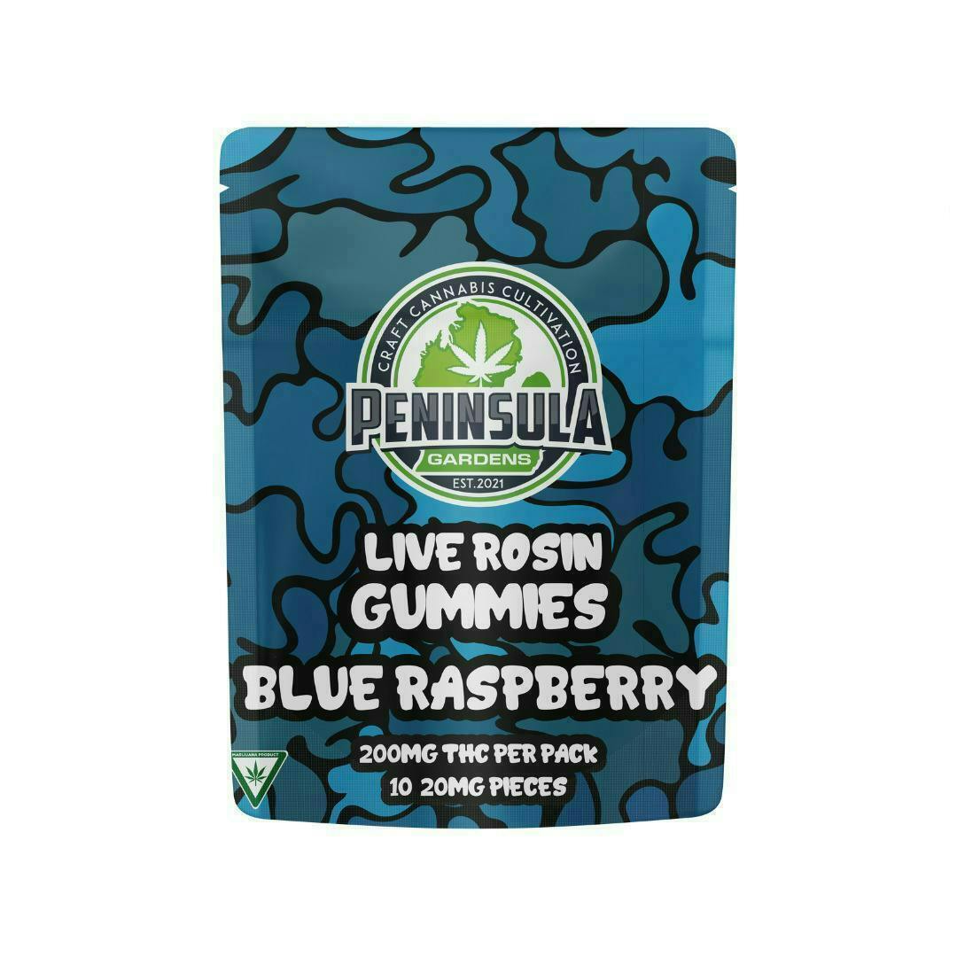 Blue Raspberry Live Rosin Gummies