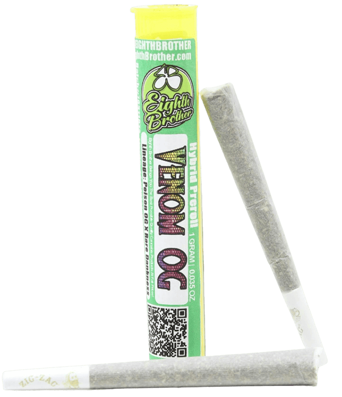 EIGHTH BROTHER - SUNGROWN PREROLL - VENOM OG - 1G