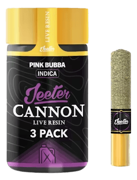 JEETER - INFUSED PREROLL MULTIPACK - CANNONS PINK BUBBA - 1.5G