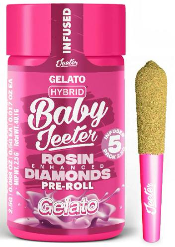 JEETER - INFUSED PREROLL MULTIPACK - QUADS GELATO - 2.5G