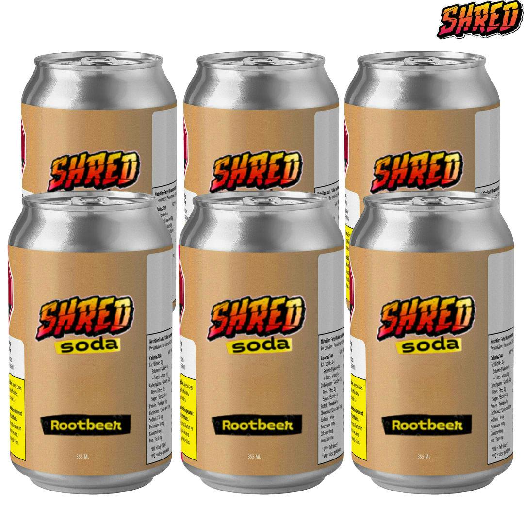 SHRED | Rootbeer Multipack | 6pk Beverage