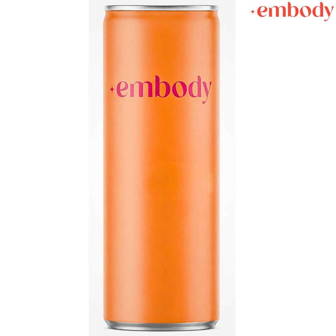 Embody | 1:20 Peach + Ginger White Sparkling Tea THC:CBD | Low Sugar Beverage