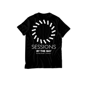 SESSIONS BY THE BAY | BLACK T-SHIRT | CLASSIC LOGO | XX-LARGE