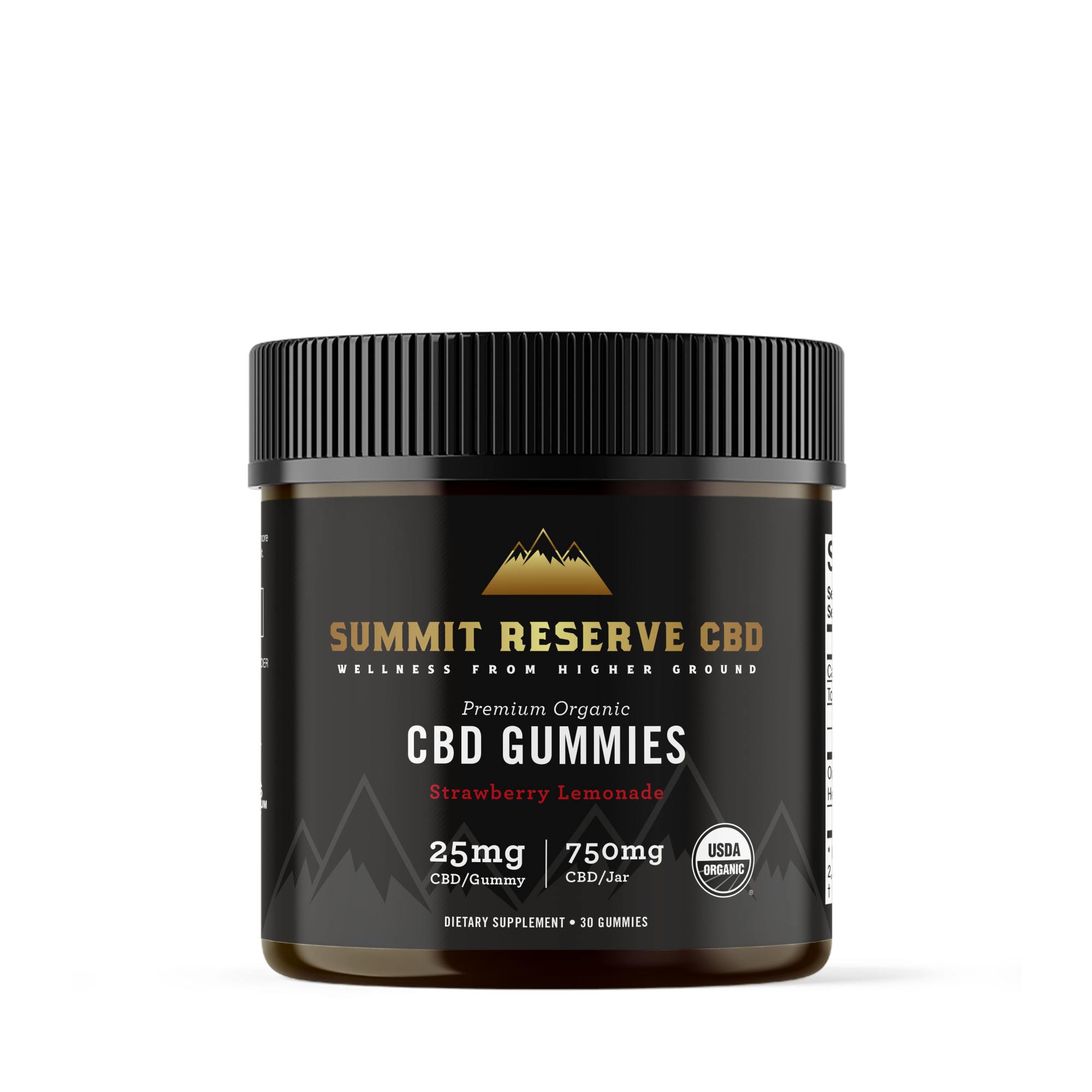 Summit Reserve CBD 25mg Strawberry Lemonade Gummies - Qty30