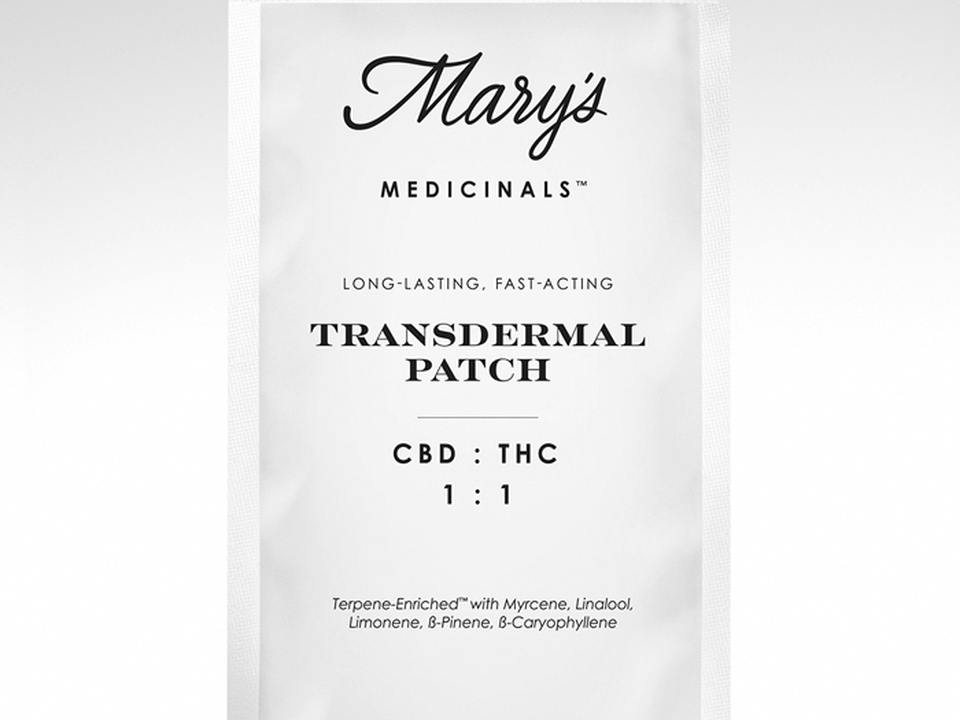 Marys Medicinals : CBD:THC 1:1 Patch - 20mg