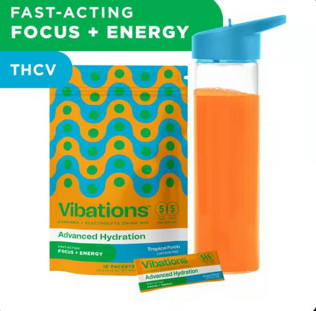 Tropical Punch1:1 Drink Mix (50mg THC/50mg THCV)