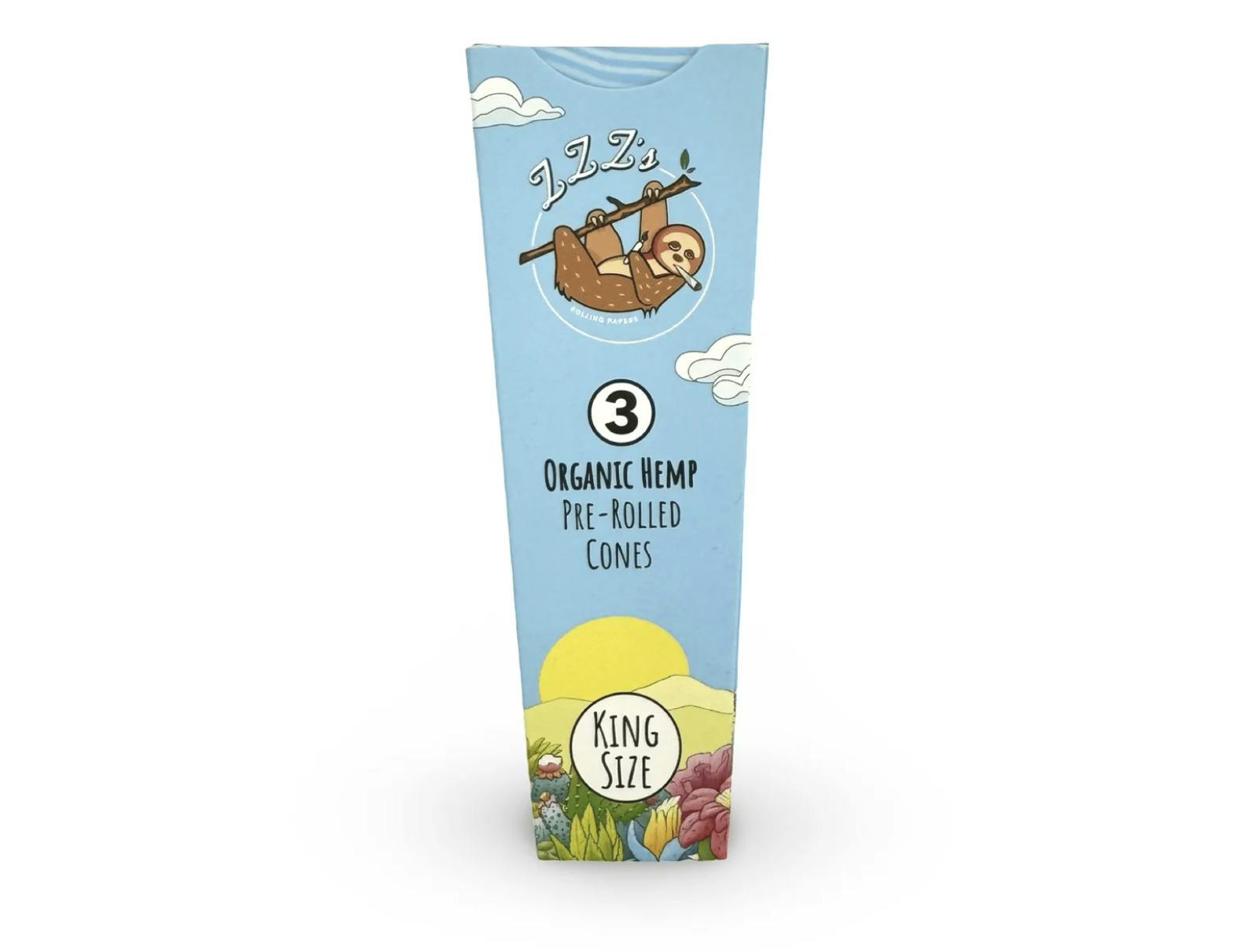King Size Cones - "Stoner Sloth" by Tim Molloy (3pk)