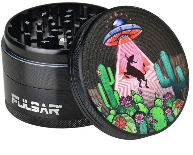 Psychedelic Abduction Metal Grinder 4pc 2.5"