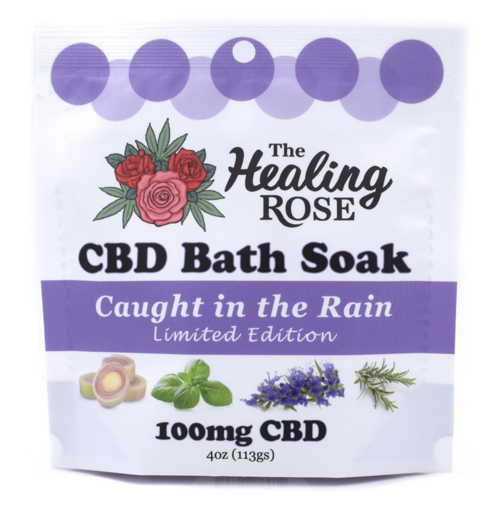 Caught In the Rain Bath Soak 4oz (100mg CBD) at Tree House Craft Cannabis Dispensary Pepperell