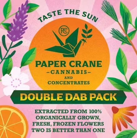 The White x Hawaiian Lights & Cherry AK x Chem 91 "Double Dabs" Live Badder 2pk (2g Total)