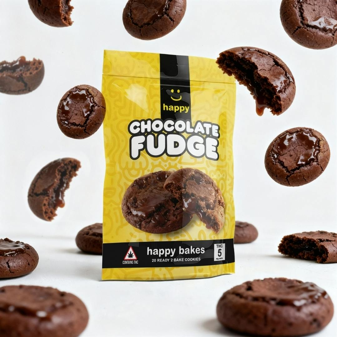 Happy Ready2Bake Chocolate Fudge (100mg)