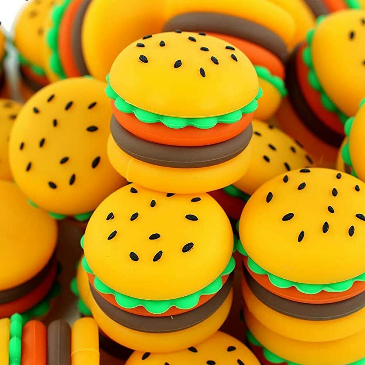 Silicone Hamburger Wax Container- 5mL