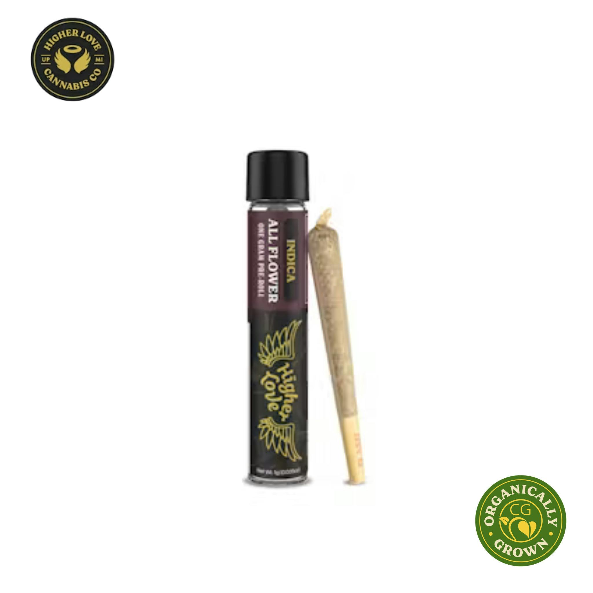 Higher Love Orange Skunk INDICA All-Flower Pre-Roll at Higher Love Cannabis Dispensary Munising