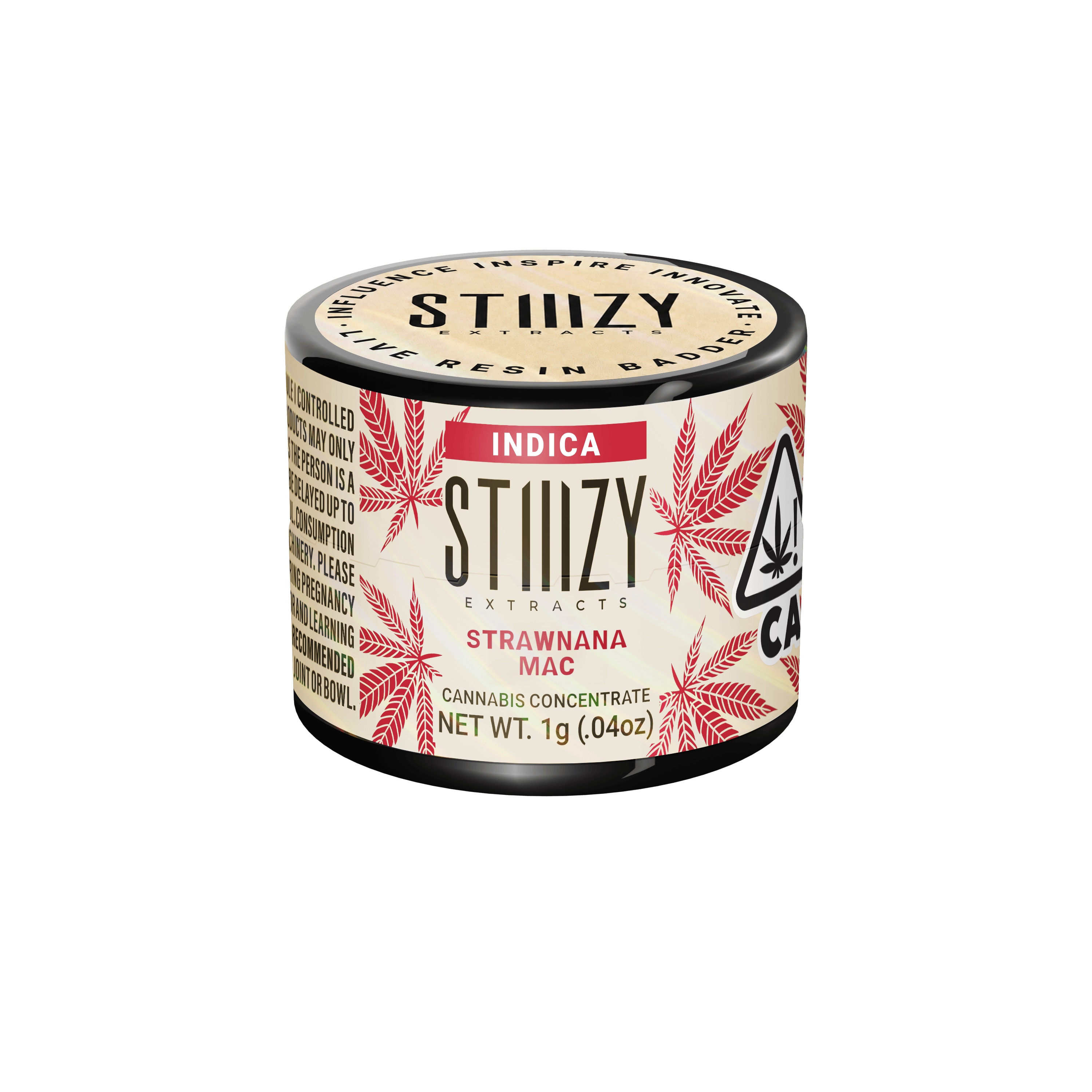 STIIIZY - Live Resin Badder - Strawnana Mac - 1g