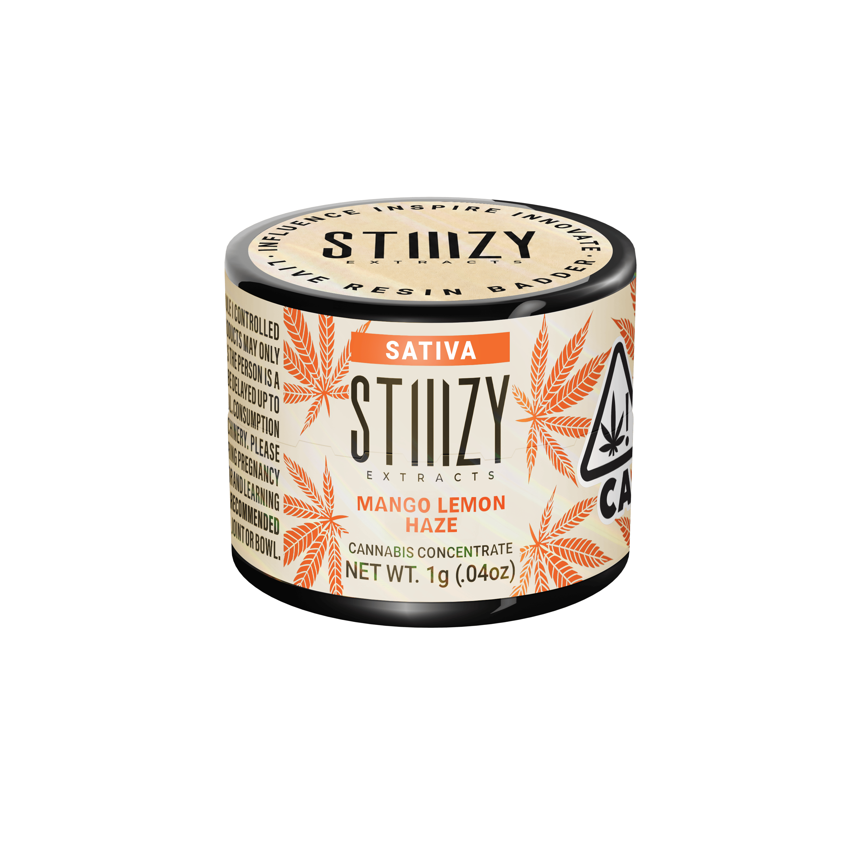 STIIIZY - Live Resin Badder - Mango Lemon Haze - 1g